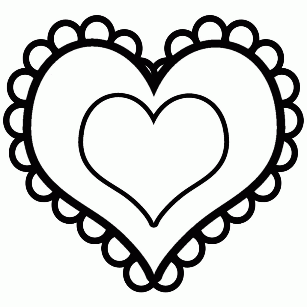Related Heart Coloring Pages item-11415, Heart Coloring Pages ...