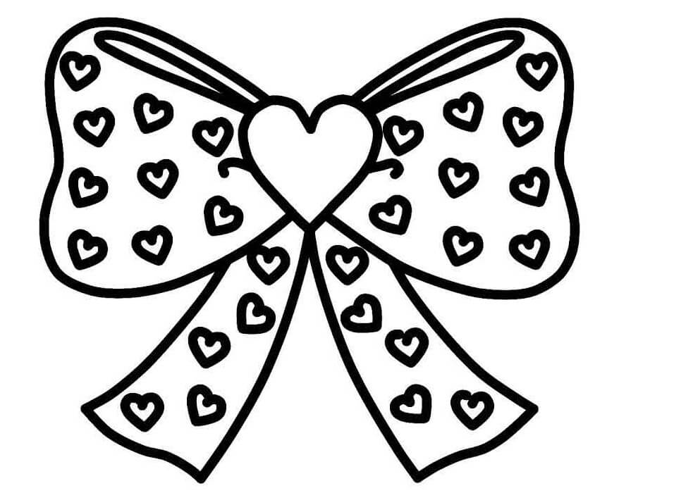Jojo Siwa Bow Coloring Page - Free Printable Coloring Pages for Kids