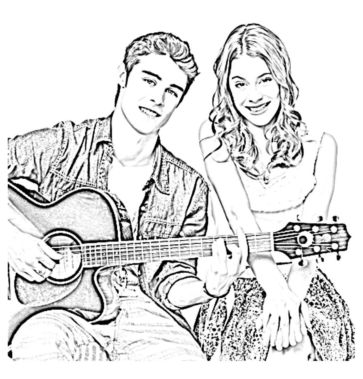 Violetta to download - Violetta Kids Coloring Pages