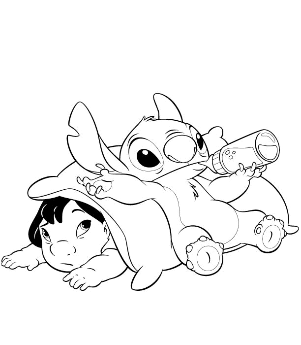 1000+ images about lilo and stitch coloring pages on Pinterest ...