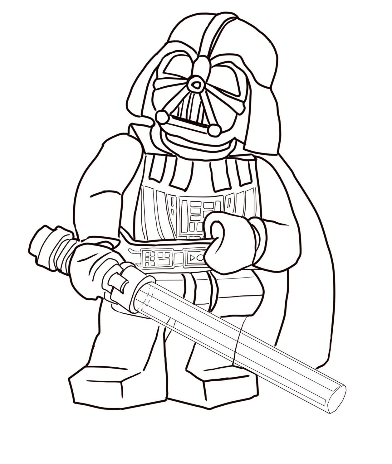 Darth Vader Coloring Pages - Free Printable Coloring Pages for Kids