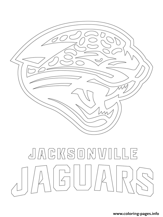 Jacksonville Jaguars Logo Football Sport Coloring Pages Printable