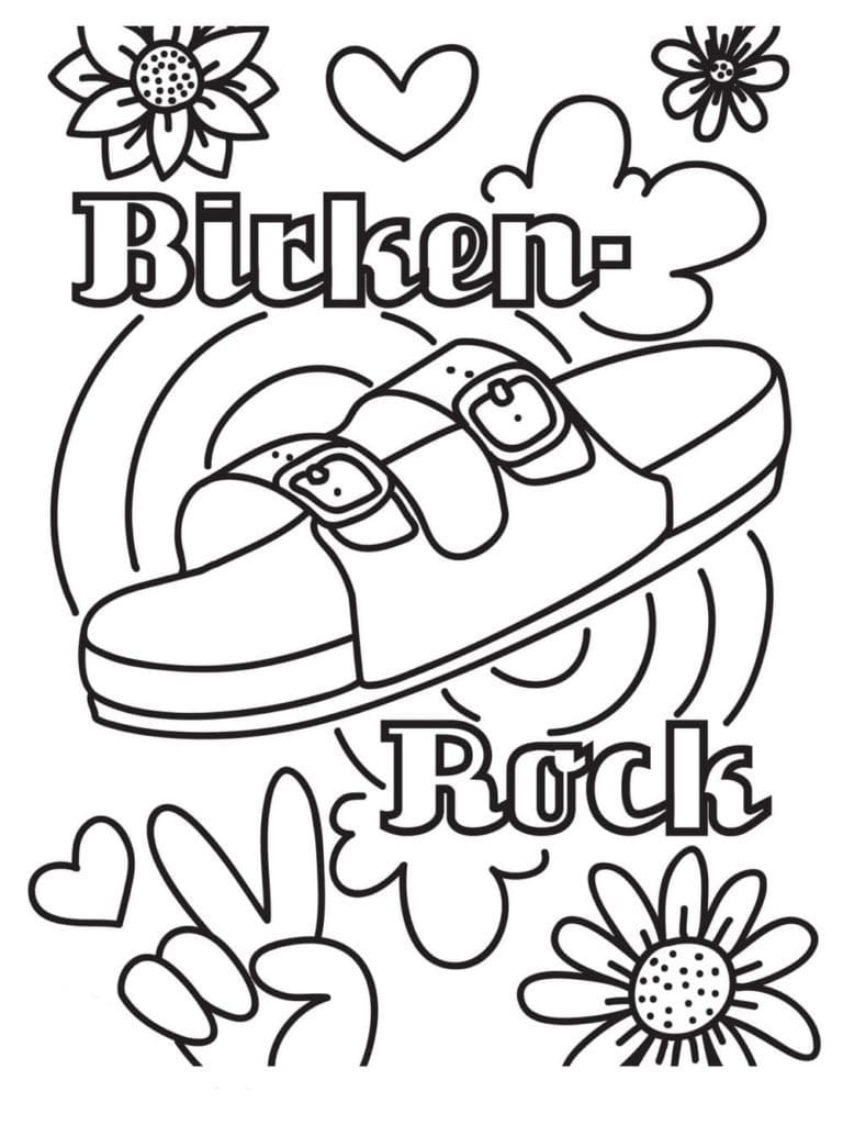 Preppy Coloring Pages   Coloring Home