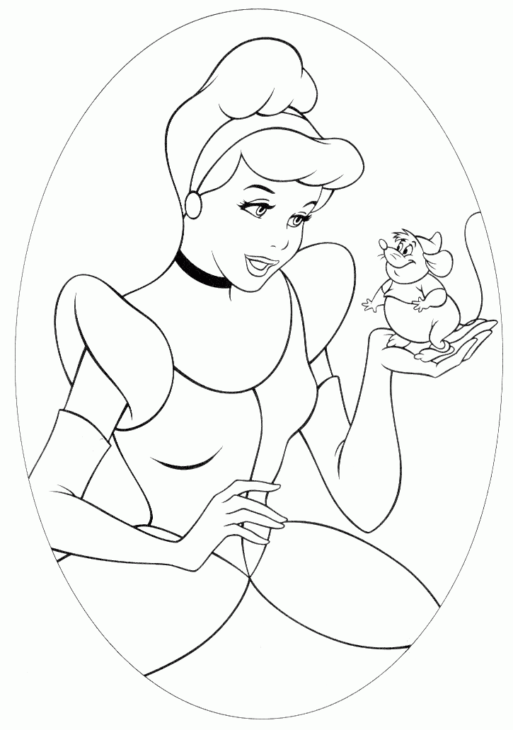 How To Make Cinderella Coloring Pages Free For Kids, Super ...