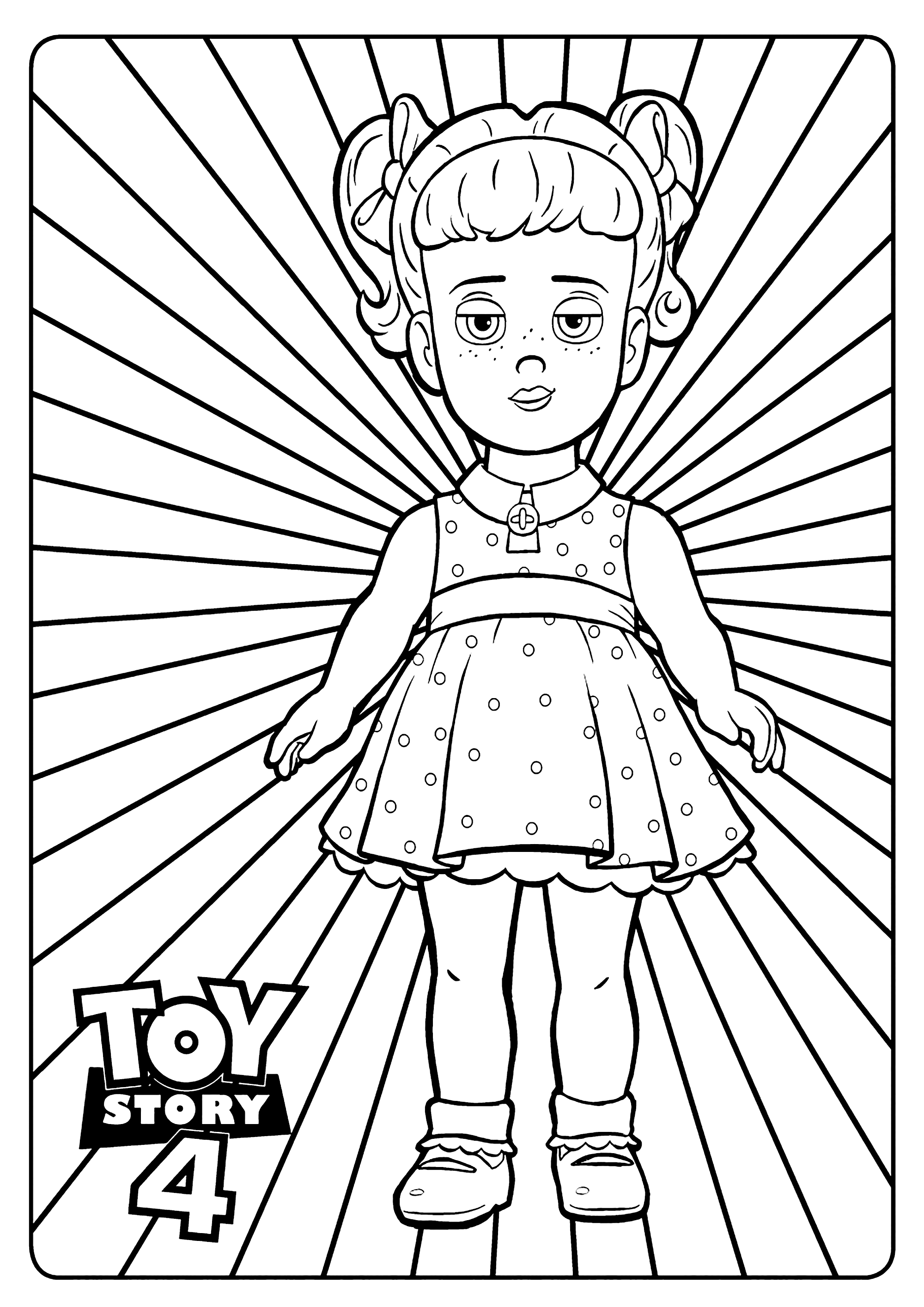 Gabby Gabby : Incredible Toy Story 4 coloring pages - Toy Story 4 ...