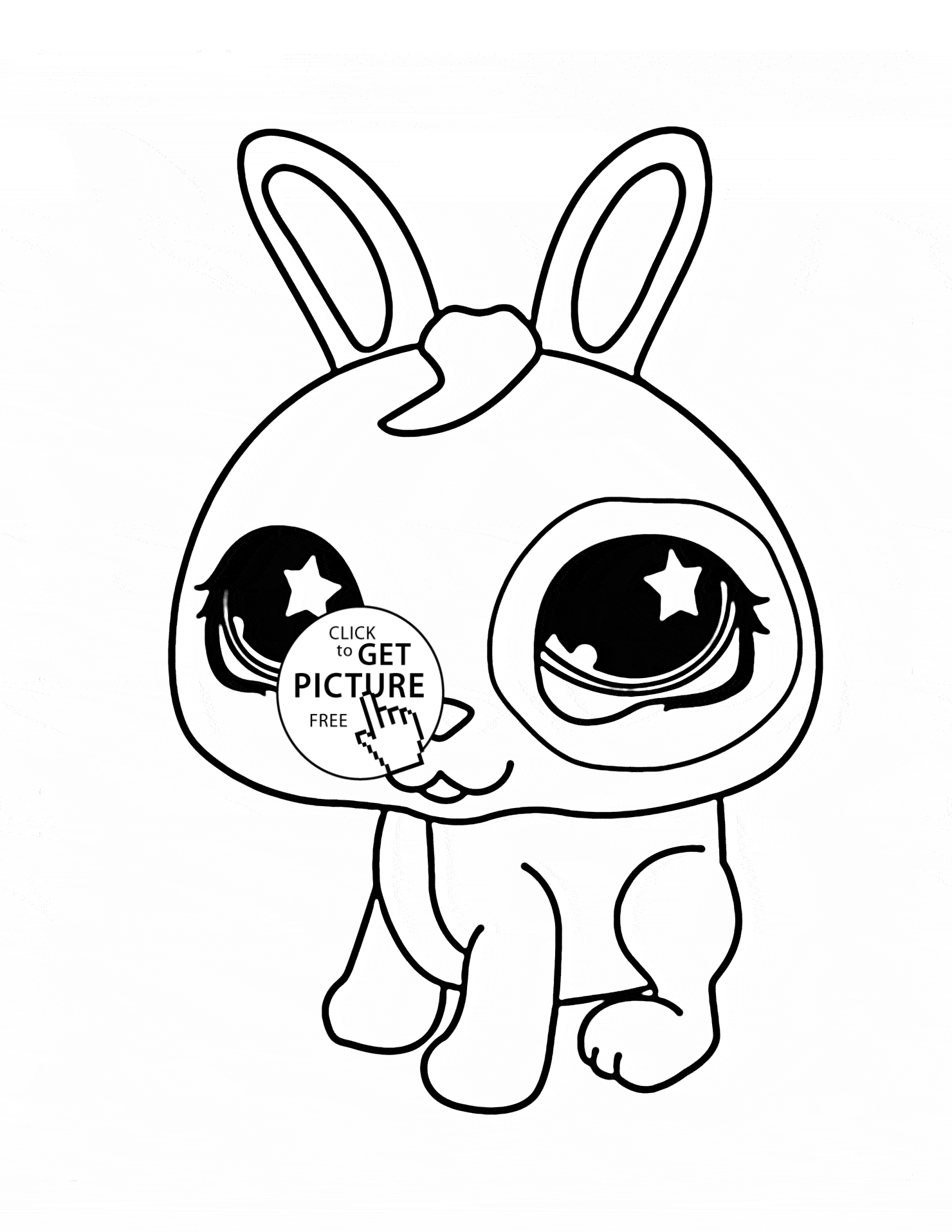 Easter Bunny Coloring Pages For Toddlers Coloring Bunny Bunny ...