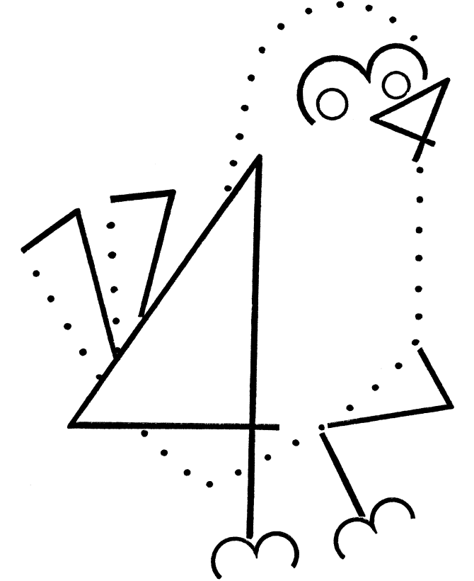 Number Dots Coloring Activity Pages | Number Bird connect the dots ...