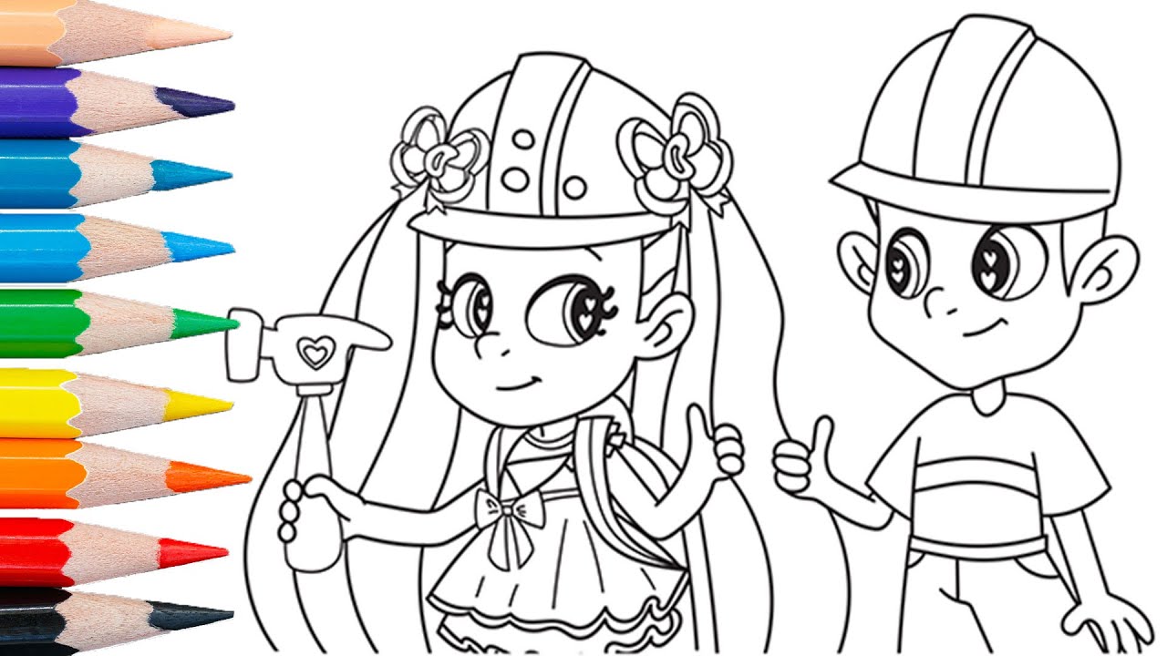 Diana and Roma coloring page - YouTube