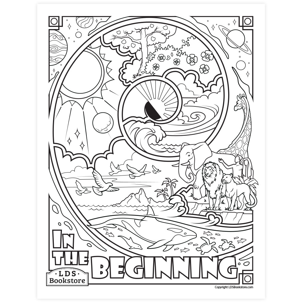 The Creation Coloring Page Coloring Home