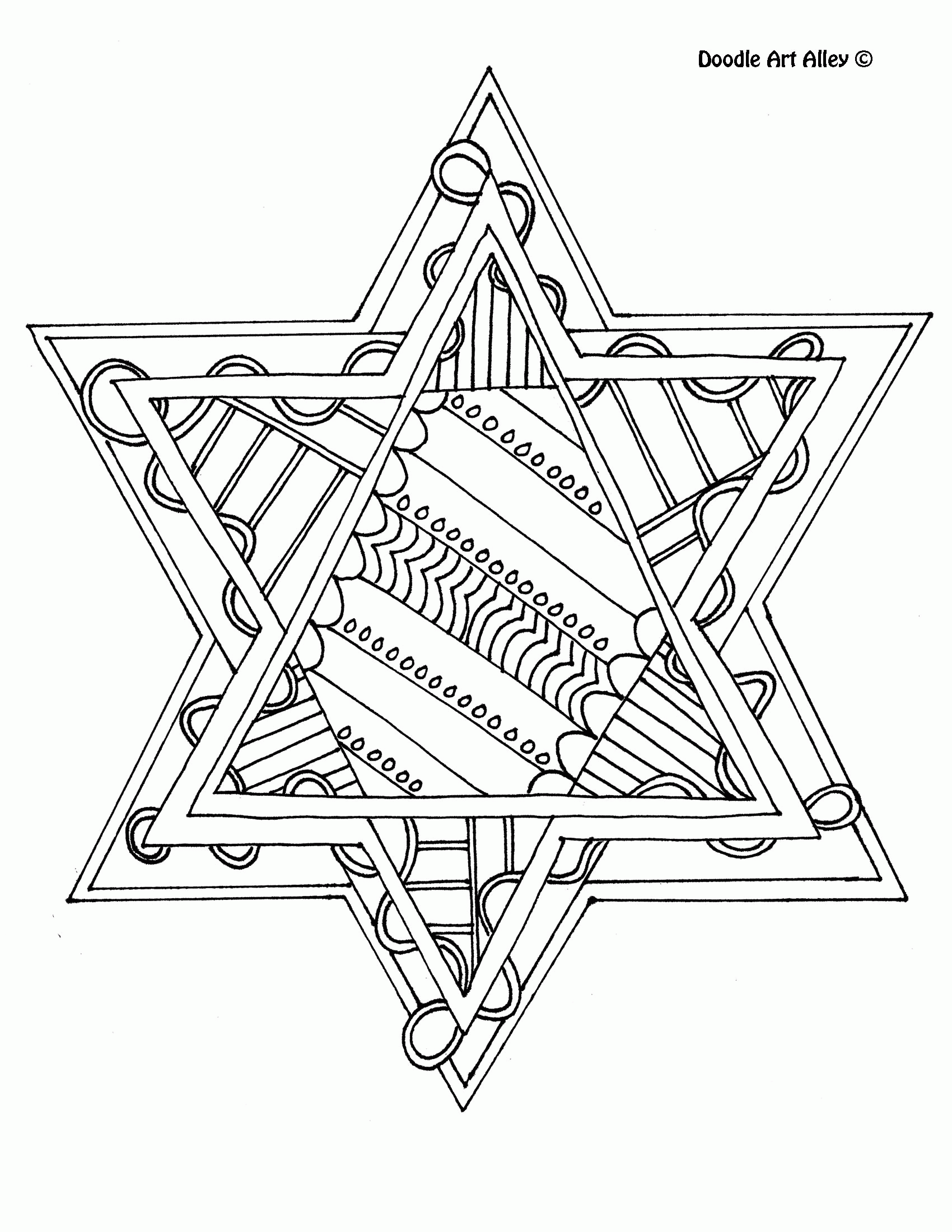Символы иудаизма раскраска