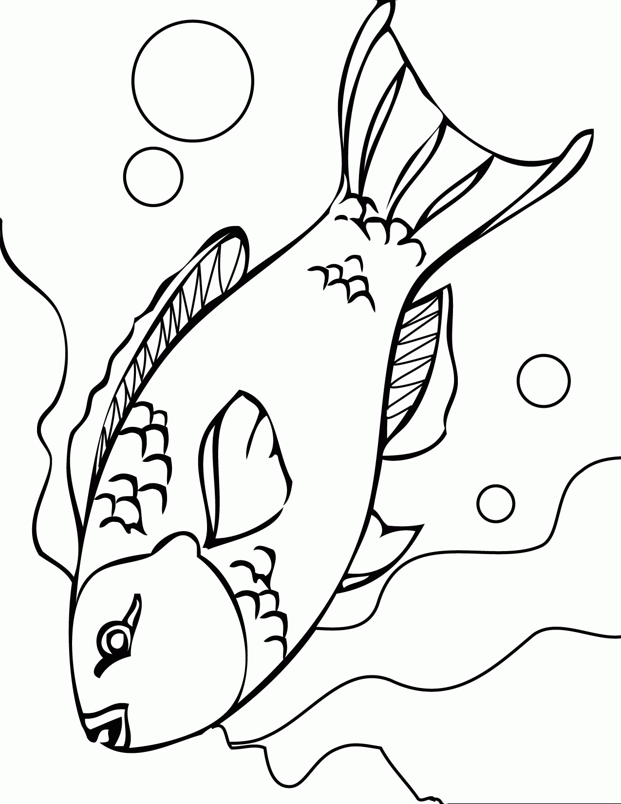 Parrotfish Coloring Page - Handipoints