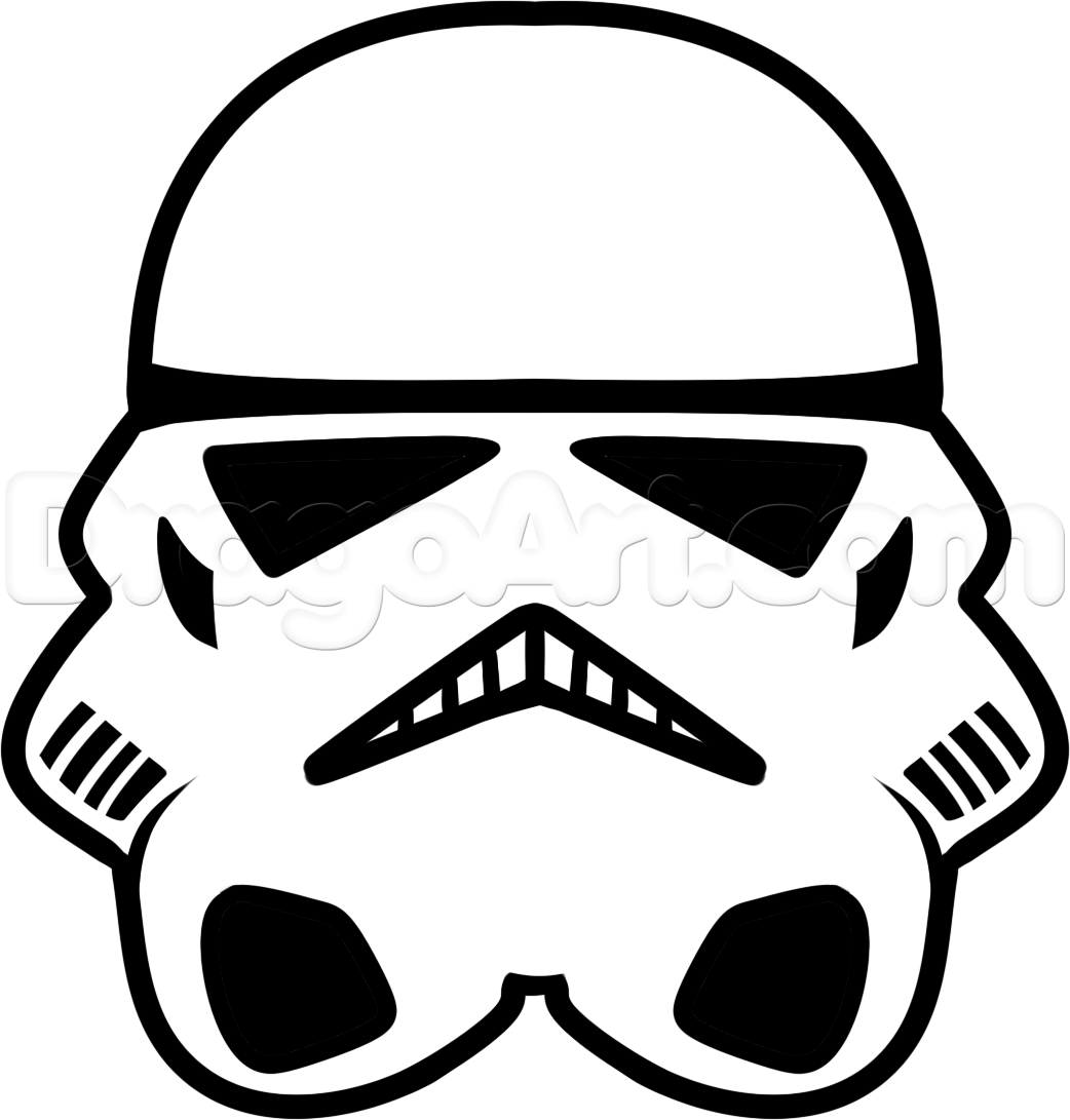 Stormtrooper Helmet Cartoon Related Keywords & Suggestions ...