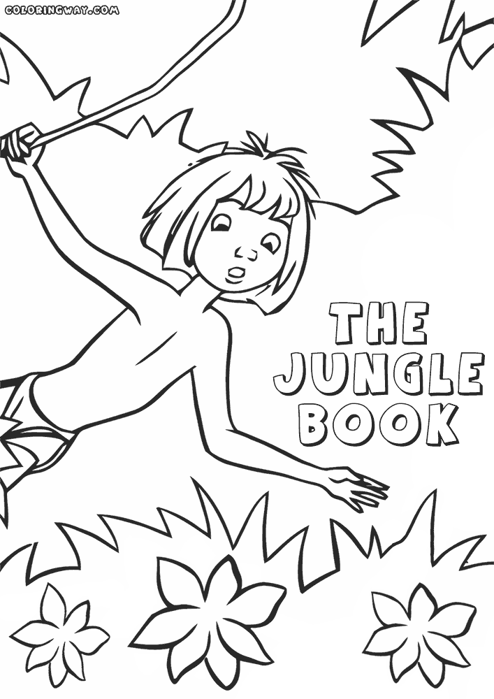 Colouring Pages Jungle Book - 149+ SVG PNG EPS DXF in Zip File