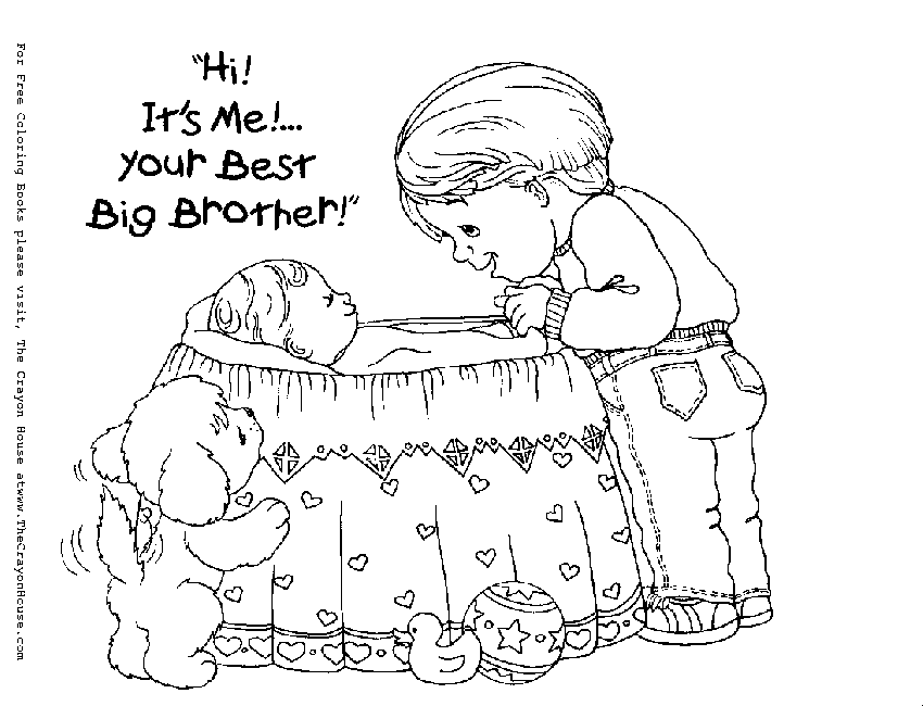 Big Sister Coloring Pages Printable - High Quality Coloring Pages