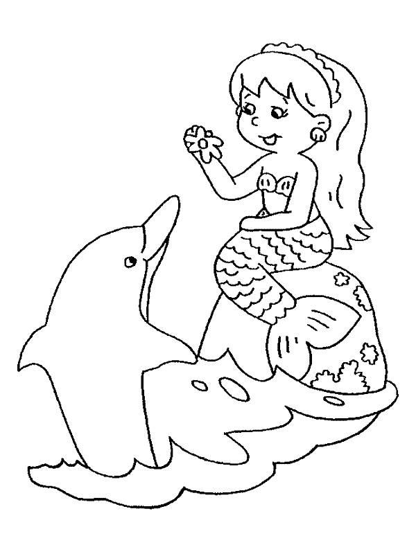 Mermaid Coloring Pages Printable Free | Free Coloring Pages