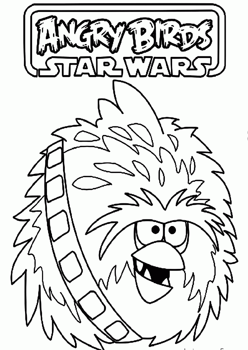 Angry Birds Star Wars Chewbacca Coloring Pages | Best Coloring ...
