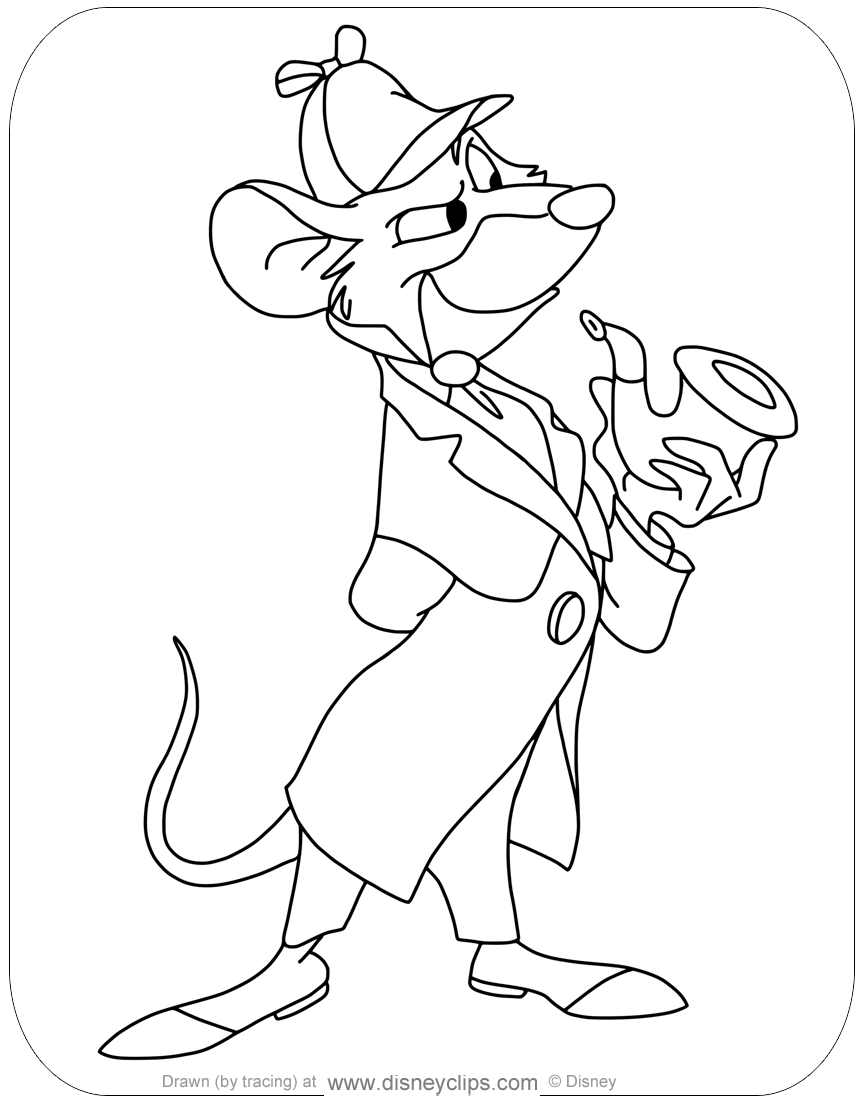 Detective Coloring Coloring Pages