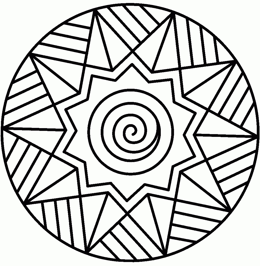 Coloring Pages : Coloring Pages Mandala Easy List For Kids Easy ...