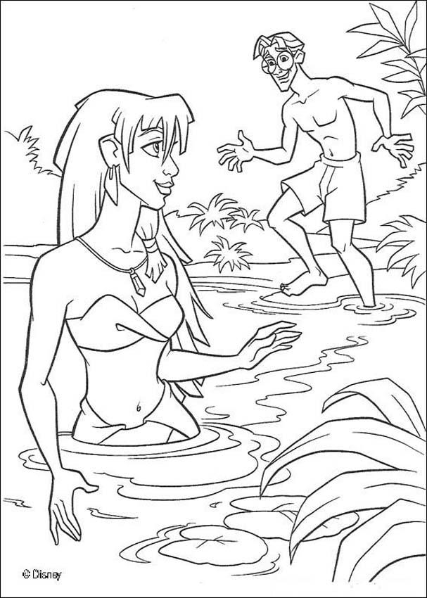 Atlantis : The lost Empire coloring book pages - Atlantis 23