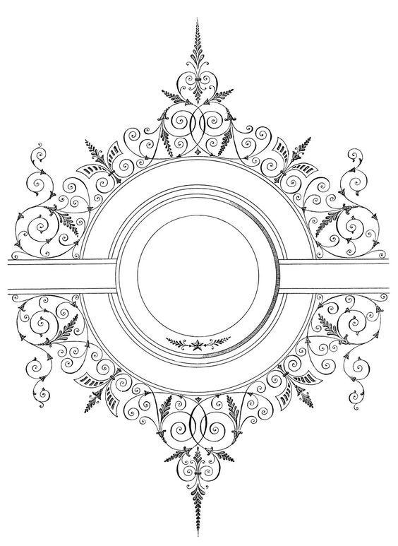 Free Vector Download - Fancy Antique Frame - The Graphics Fairy ...