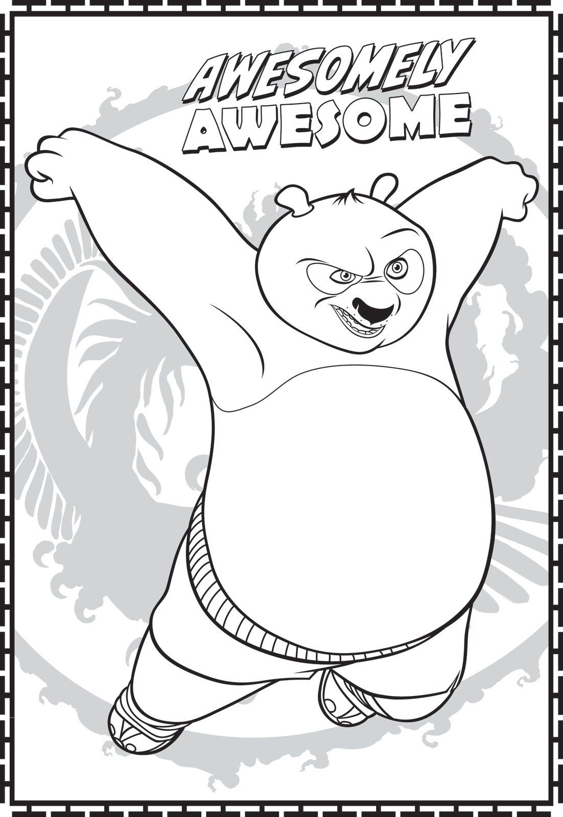 Kung Fu Panda Coloring Pages To Print. kung fu panda 2 coloring ...