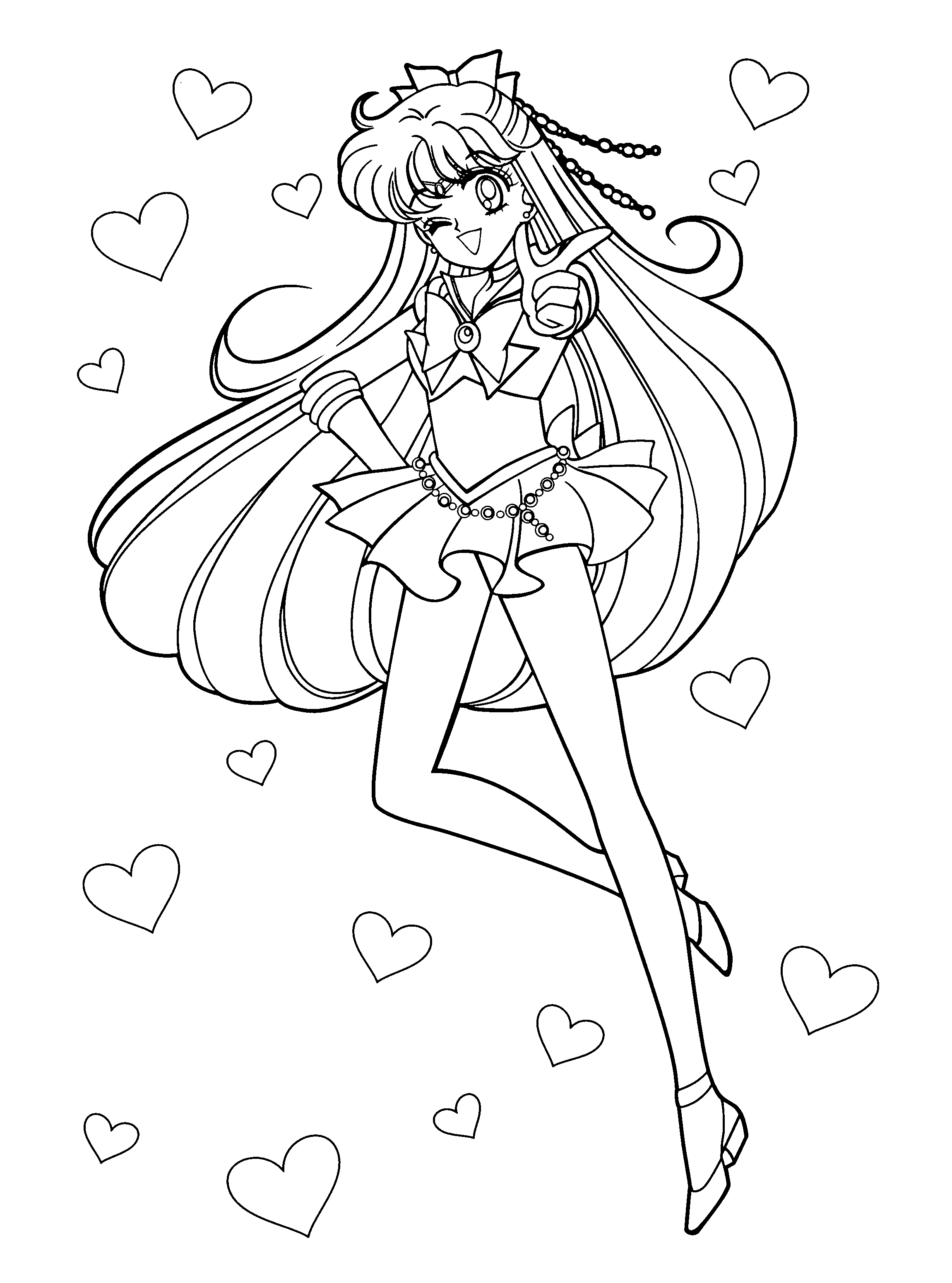 Anime Sailor Moon Coloring Pages - Get Coloring Pages
