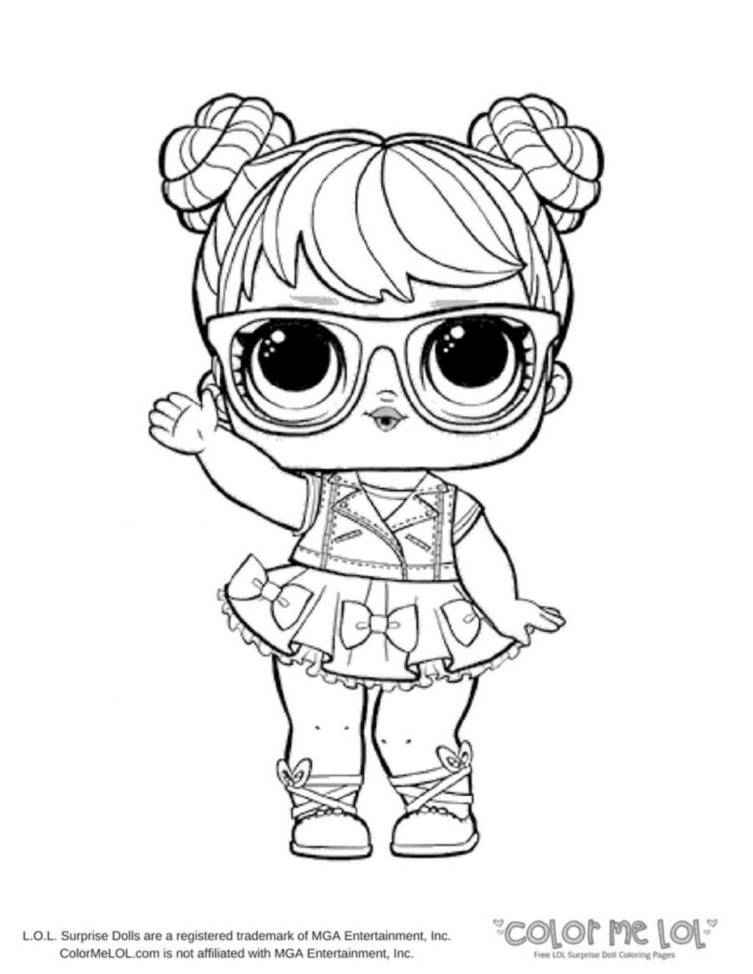 Lol Omg Candylicious Coloring Pages - LOL Surprise OMG Dolls Coloring