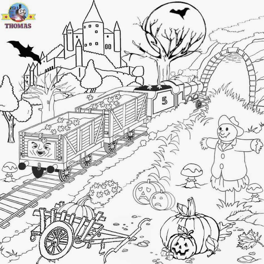 Halloween Coloring Pages Printables Adults