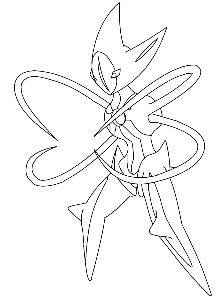 Deoxys maze coloring pages