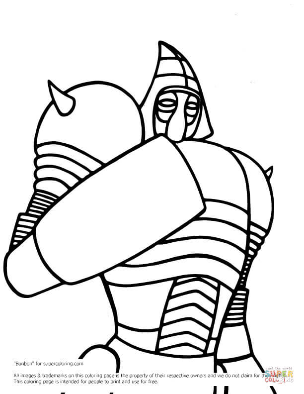 Real Steel Noisy Boy coloring page | Free Printable Coloring Pages