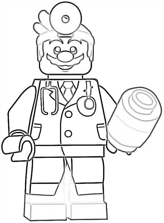 Lego Dr. Mario Coloring Page - Free Printable Coloring Pages for Kids
