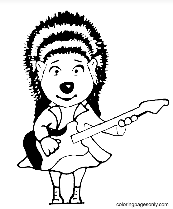 Ash from Sing 2 Coloring Pages - Sing Coloring Pages - Coloring Pages For  Kids And Adults