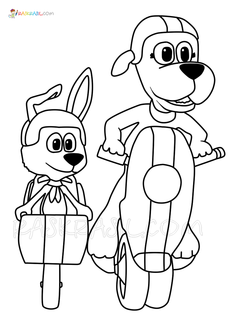 Go Dog Go from Netflix Coloring Pages | New Images Free Printable