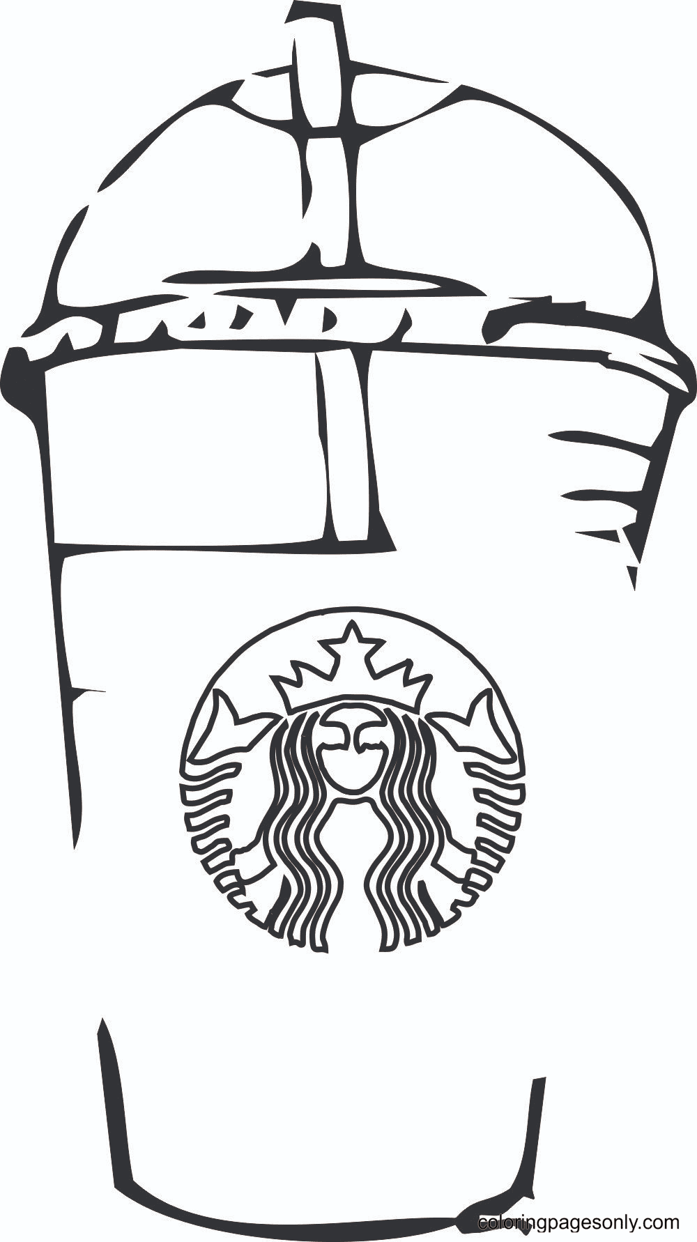 Starbucks Coffee Cup Printable Coloring Pages - Starbucks Coloring Pages - Coloring  Pages For Kids And Adults