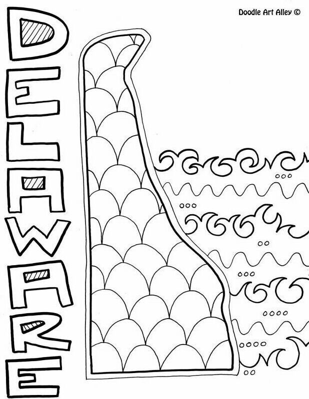 16 Delaware ideas | delaware, coloring pages, flag coloring pages