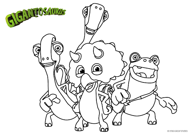 Gigantosaurus on Disney Junior Free Printables in 2021 | Disney coloring  pages, Coloring pages, Coloring books