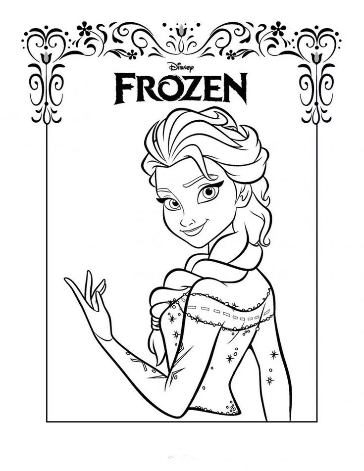 Free Elsa Coloring Pages Printable - Coloringfolder.com | Frozen coloring  pages, Elsa coloring pages, Disney coloring pages