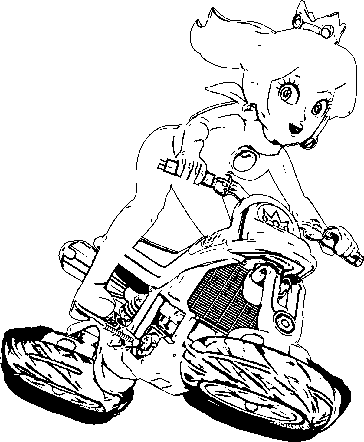 Mario Kart 8 Colouring Pages - High Quality Coloring Pages
