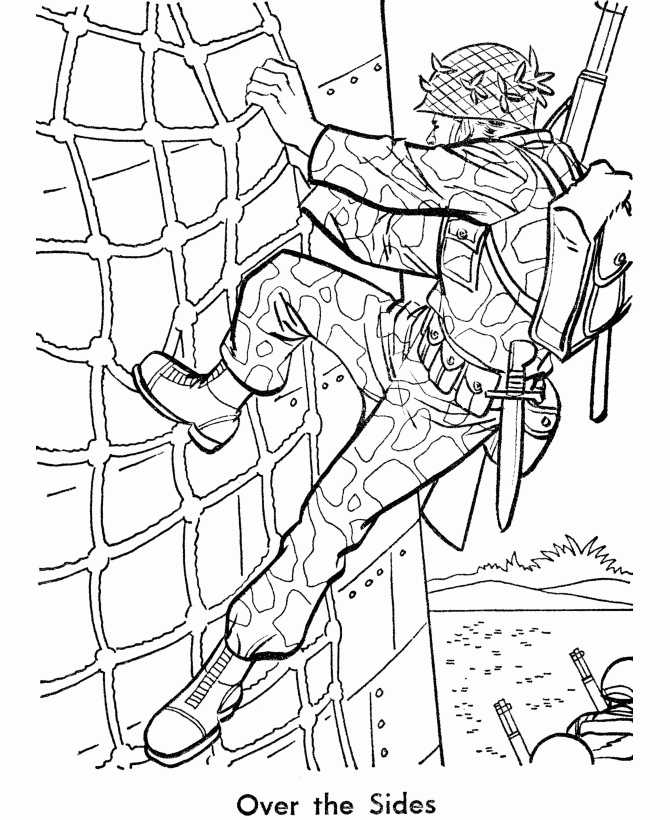 Army S - Coloring Pages for Kids and for Adults
