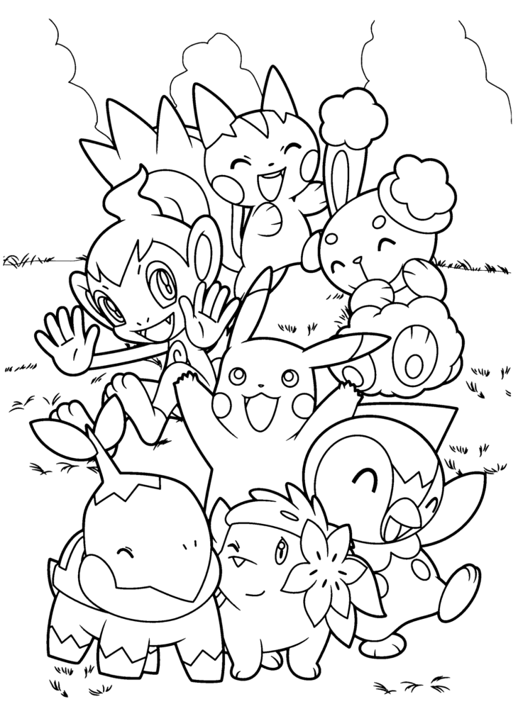 Free Printable Pokemon Kids Coloring Pages - Free Coloring Games