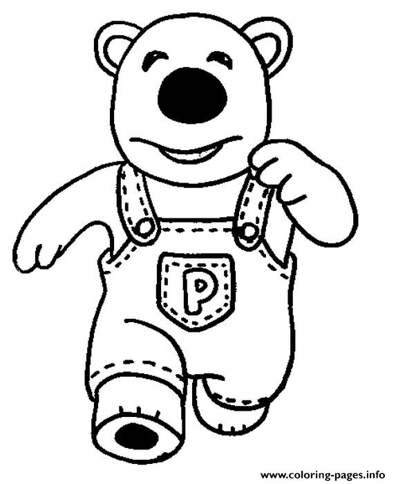 Poby From Pororo Coloring Pages Printable