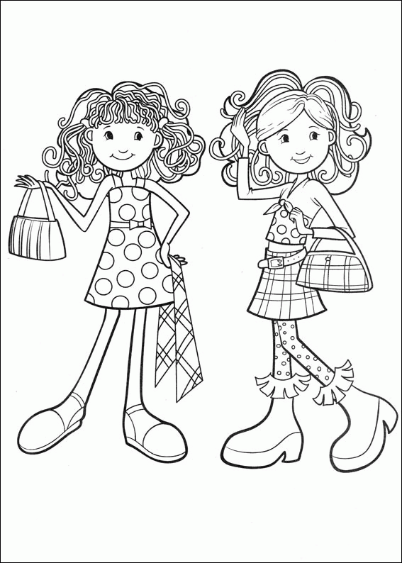 Groovy Girls Coloring Pages » Coloring Pages Kids