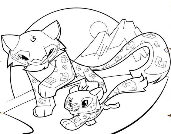 Animal jam, Arctic wolf and Coloring pages