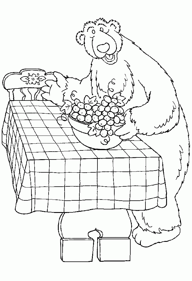 Bear In The Big Blue House Coloring Pages Â» Coloring Pages Kids