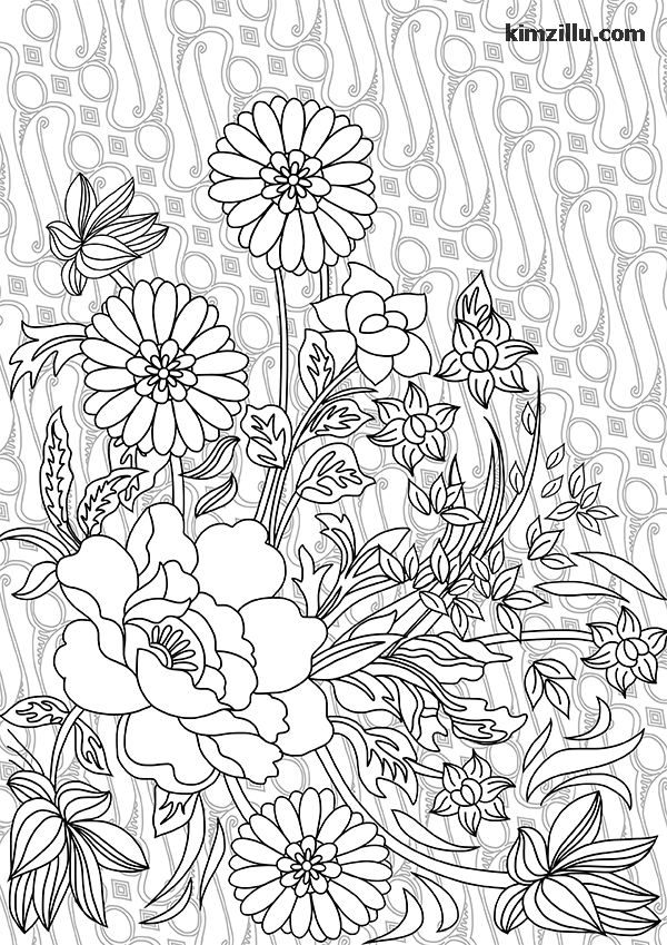 Adult coloring pages – KimZ