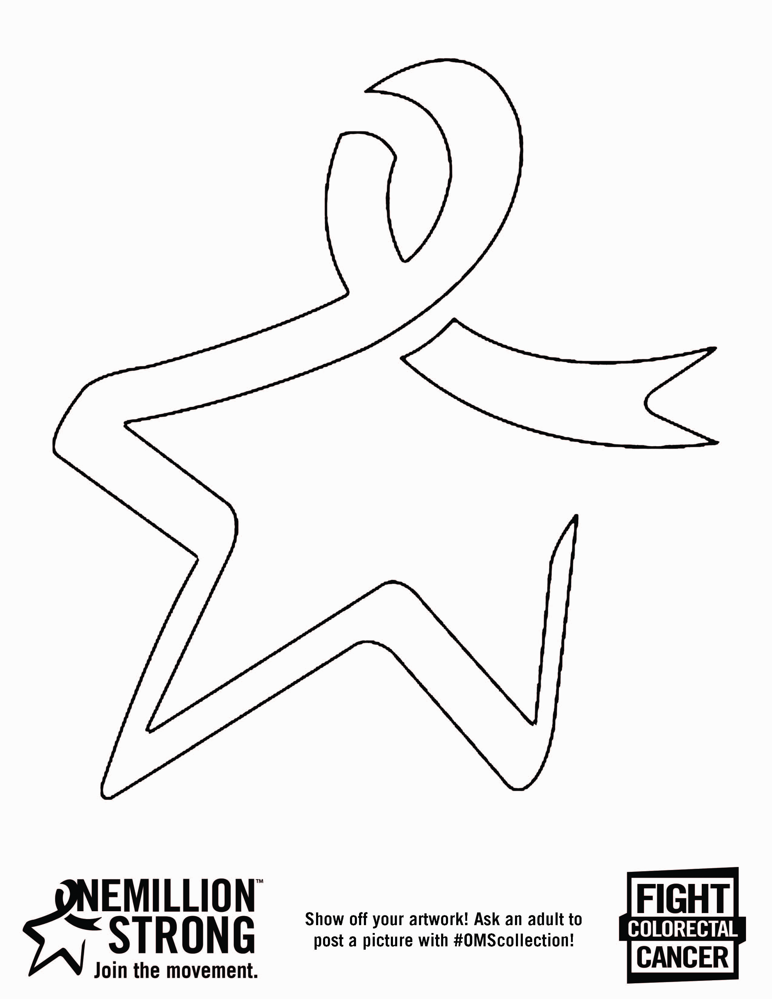Free Printable Coloring Sheets for Colorectal Cancer