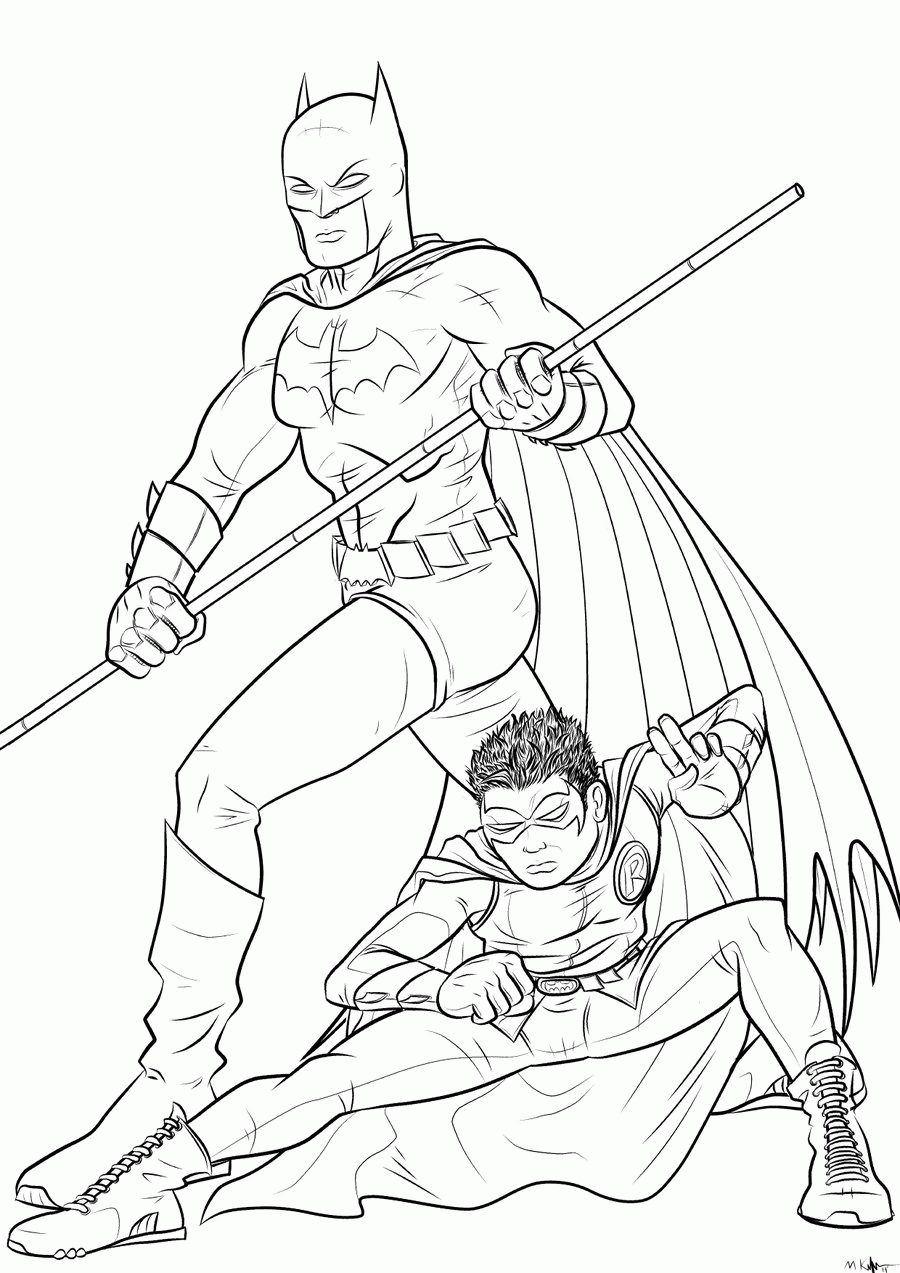 Batman Robin Colouring Pages Free Robin Hood Disney Coloring Pages ...