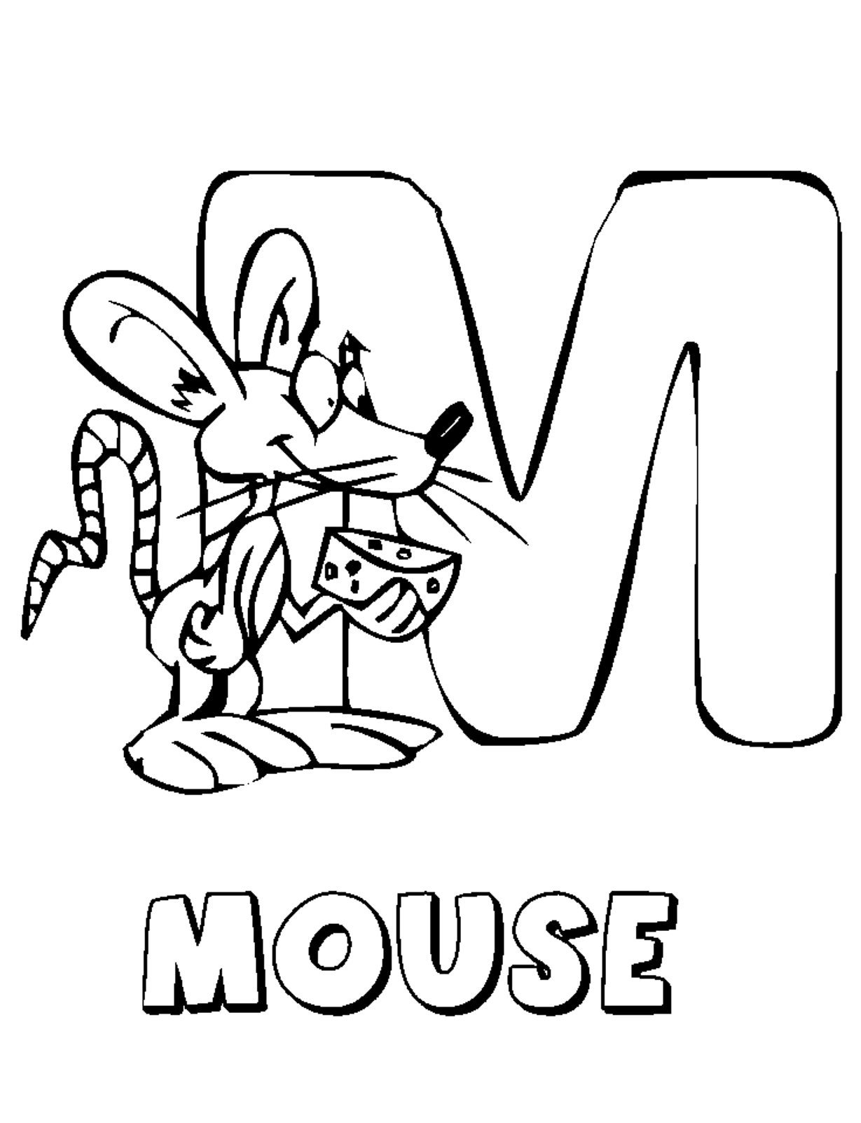Mouse Alphabet Coloring Pages Printable | Alphabet Coloring pages ...