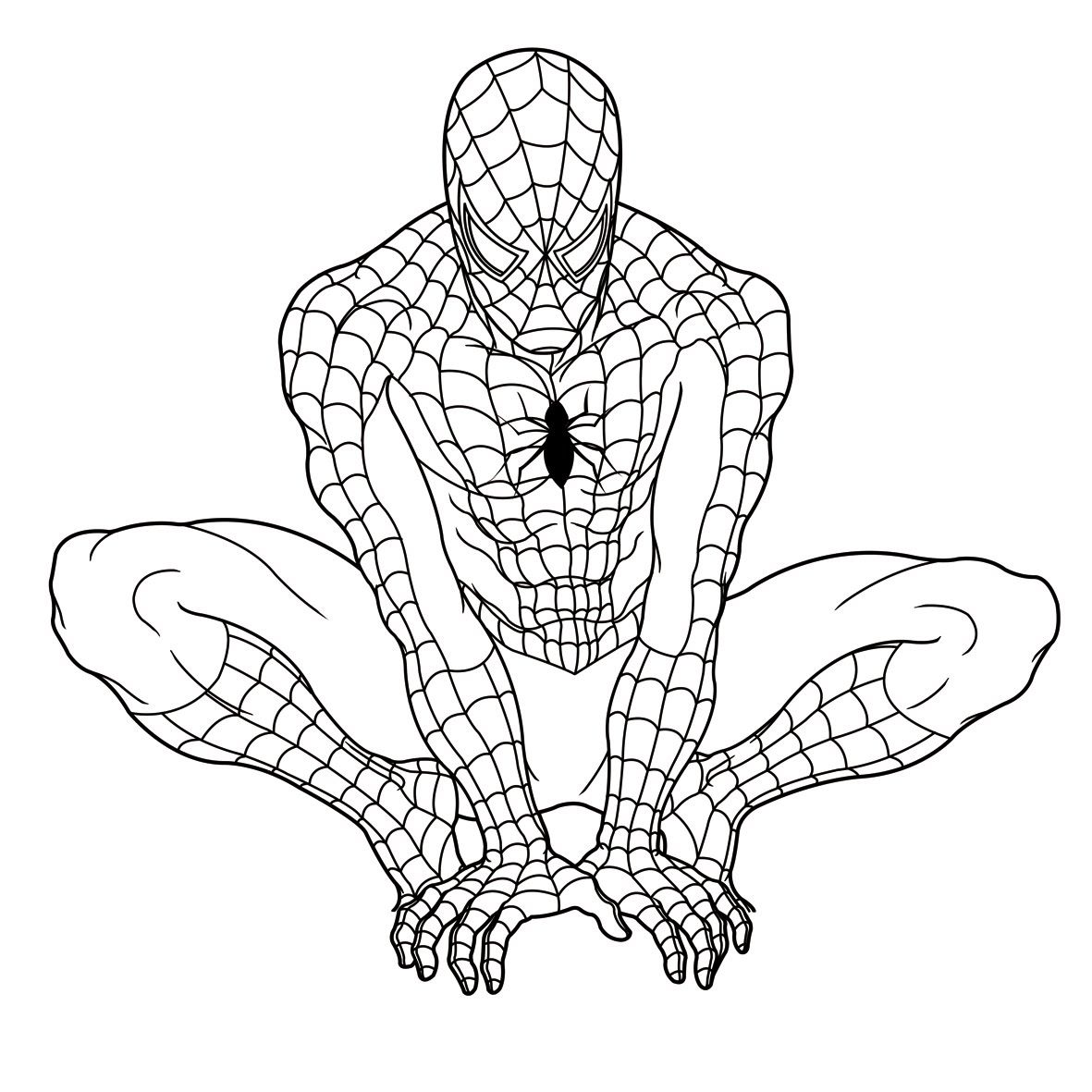 Spiderman Superheroes : Ultimate Spiderman Coloring Pages ...