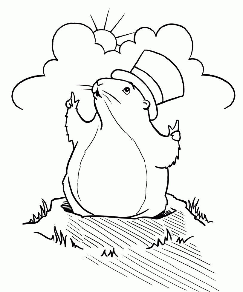 Groundhog Day Coloring Pages Book Coloring Pages For Kids #c5M ...